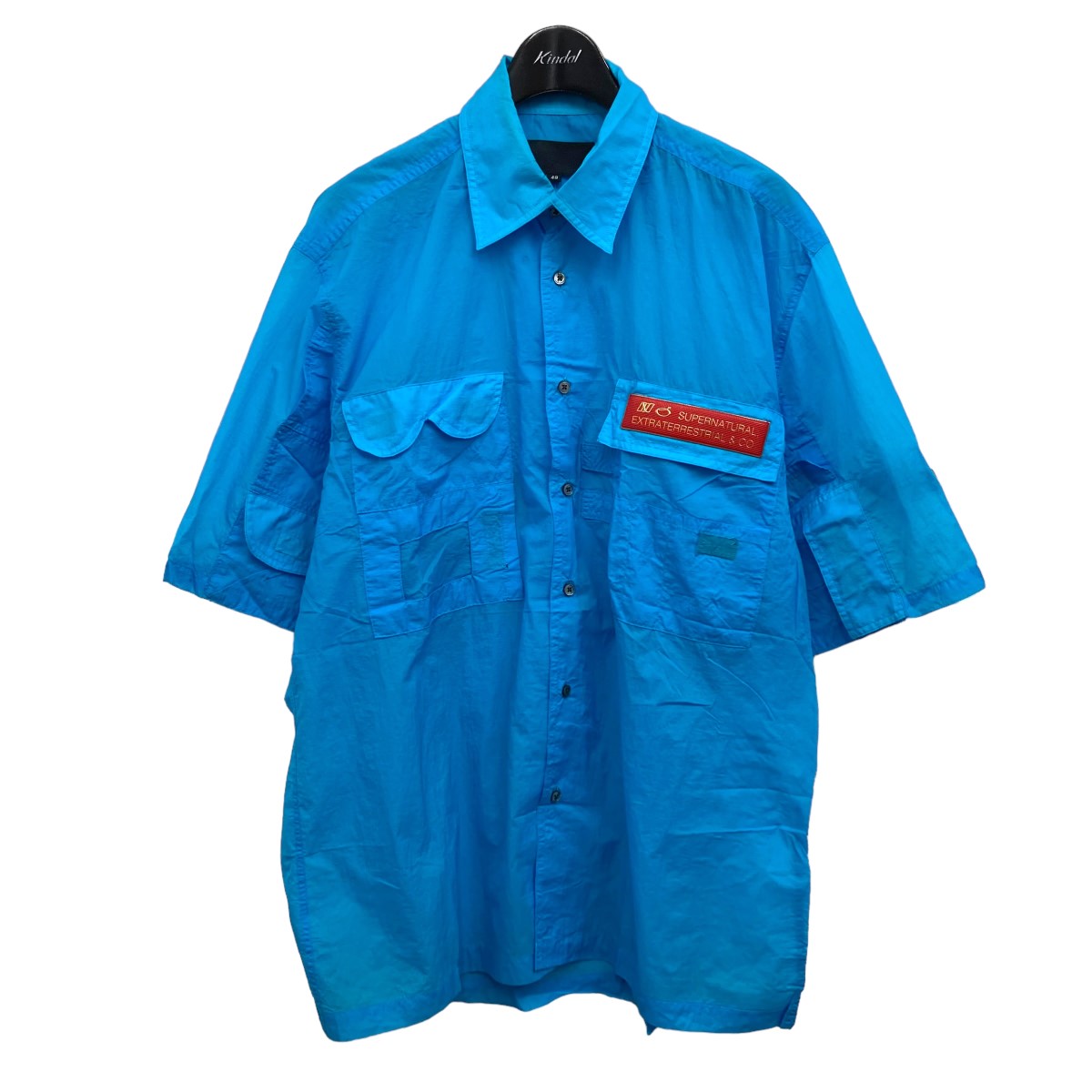 XANDER ZHOU]-shirt XANDER ZHOU Button XANDER ZHOU◇半袖シャツ/46