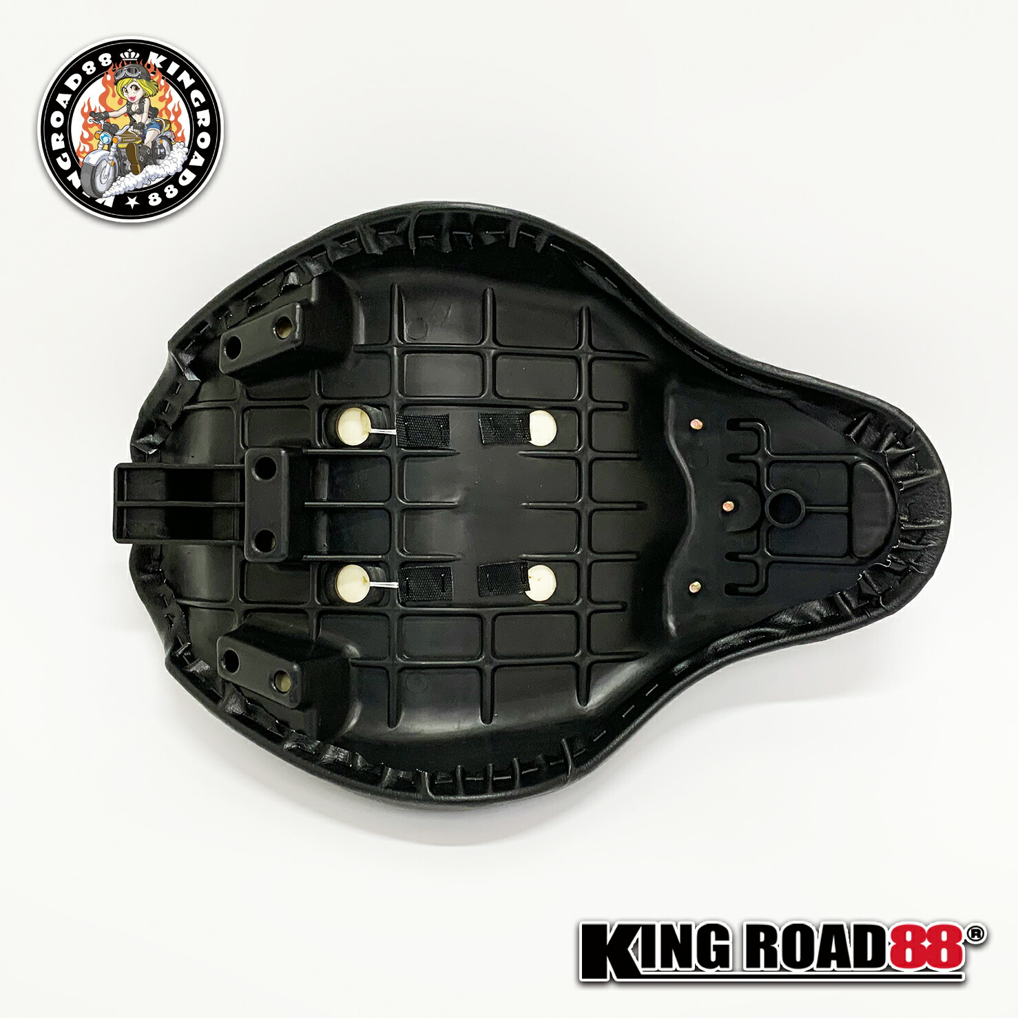 楽天市場】ホンダ マグナ50 AC13 シート KingRoad88 艶消し ブラック