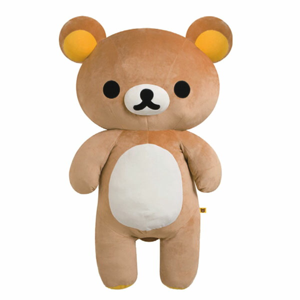 楽天市場】San-X リラックマ「ぬいぐるみ(特大)(絵本風タッグ付・織り