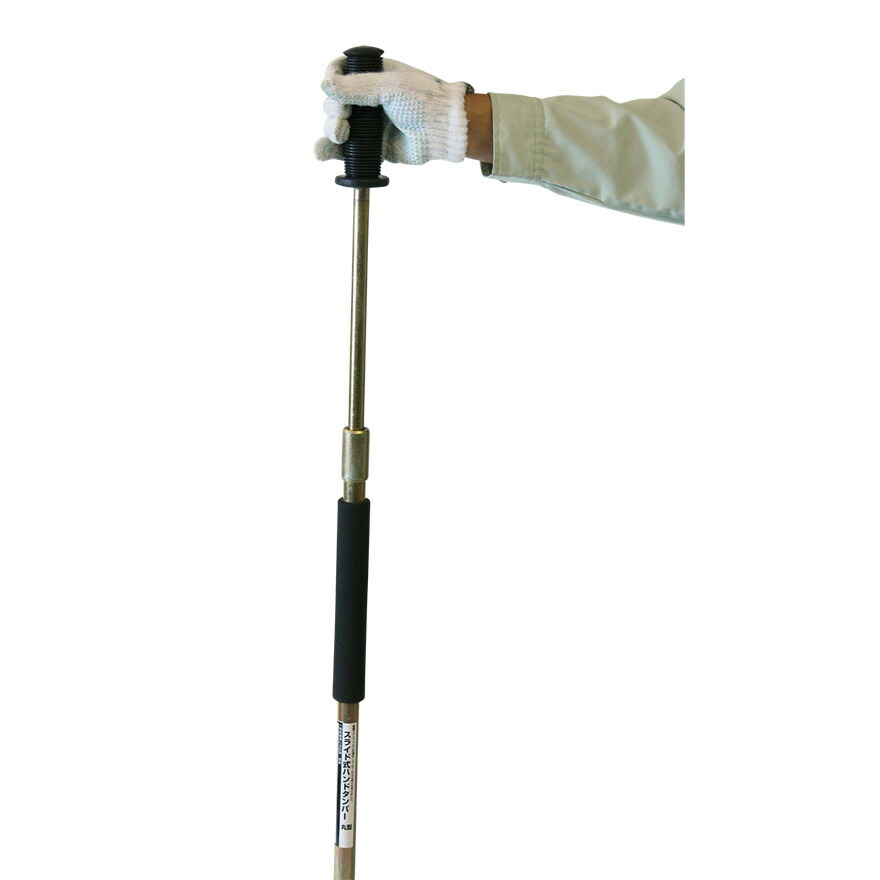 楽天市場】スライド式 ハンドタンパー 丸型 アスファルト舗装 鎮圧作業