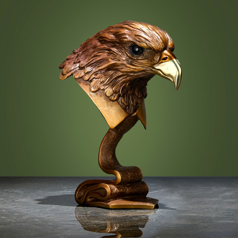 楽天市場】鷹の目 純銅製 古法工芸「ロストワックス製法」インテリア