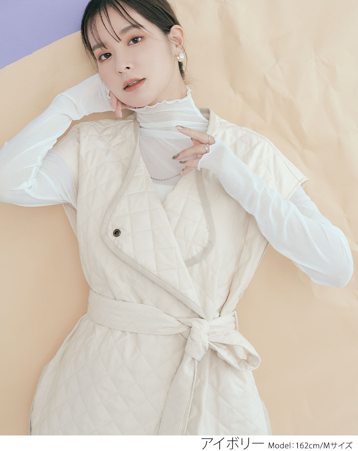 楽天市場】【OUTLET SALE】ベスト《2wayキルティングオーバーベスト 全