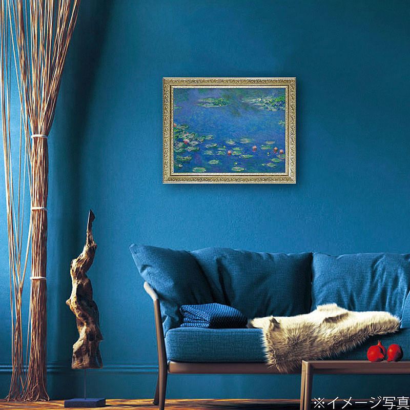 楽天市場】クロード・モネ 絵画 「 睡蓮2 」 74 × 59cm Gel加工 モネ