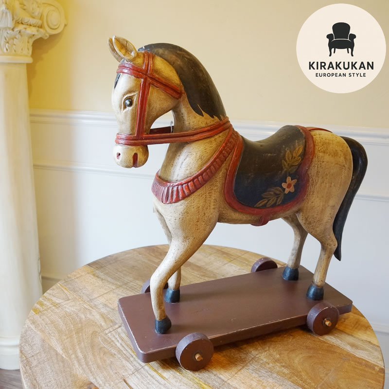 楽天市場】スペイン製木馬 置物 王室御用達 おしゃれ 雑貨 輸入雑貨