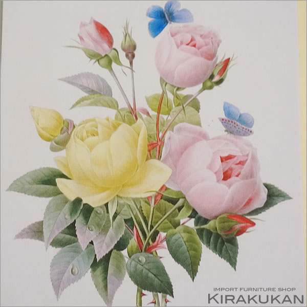 油絵 菅家令子 絵 絵画 インテリア uF6-050303 花 ばら 油絵 菅家令子