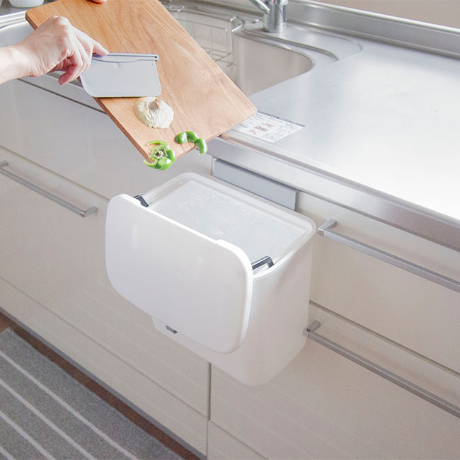 楽天市場】SHELLPAKA スライド式のフタ付きダストボックス 7L[生ゴミ