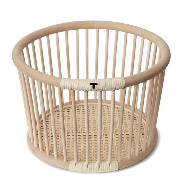 楽天市場】【特典あり】ツルヤ商店 籐バスケット maru S[籐 ラタン