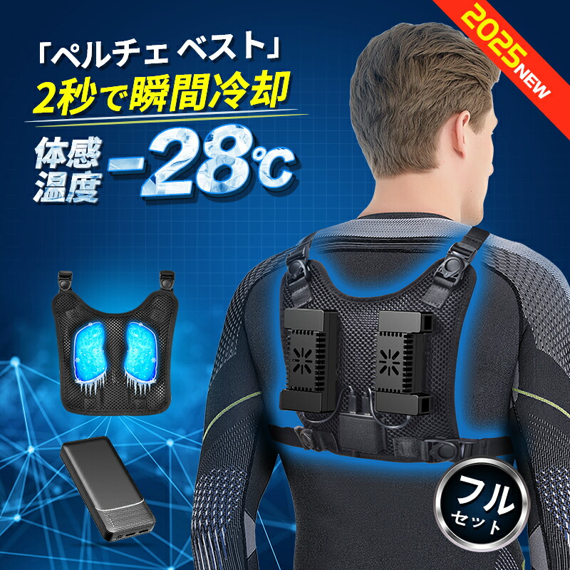 楽天市場】空調ベスト ペルチェベスト 空調作業服 水冷服 冷却ベスト