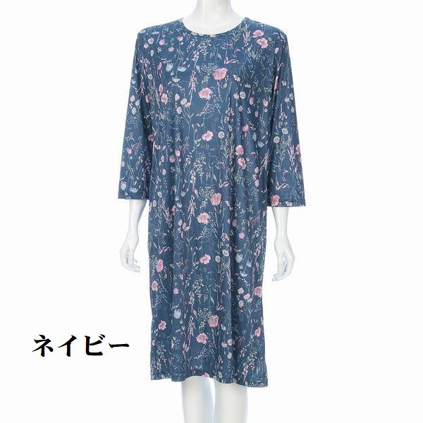 楽天市場】ワンピース 携帯パジャマ ボタニカル柄 8分袖 トラベル