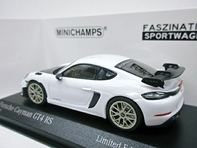楽天市場】欧州限定 1/43 ポルシェ 718 ケイマン GT4 RS ヴァイザッハ