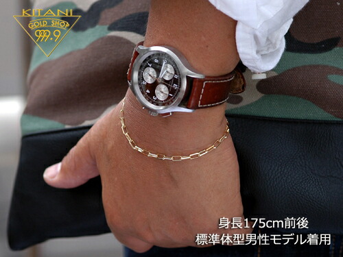 楽天市場】K18 ブレスレット スパルタカス 幅3.0mm/全長20cm/重量 約