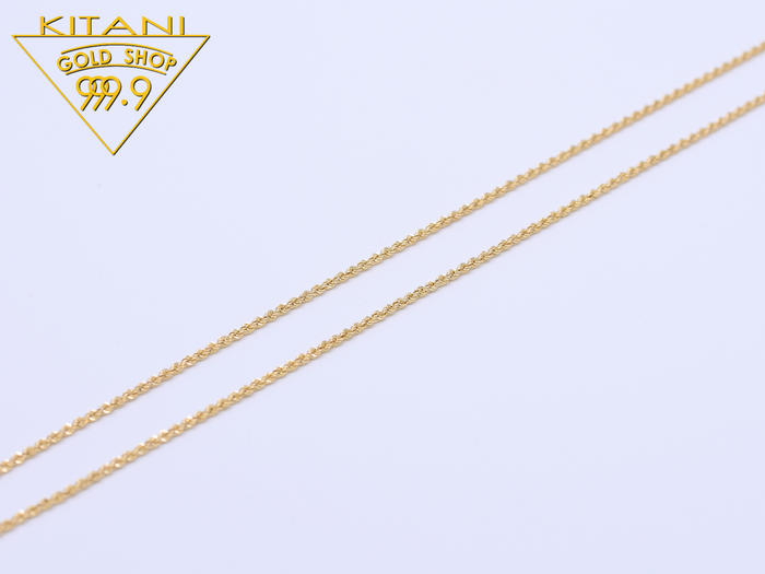 楽天市場】K18 パイプロープ 幅2.0mm スライドチェーン 最長60cm/重量