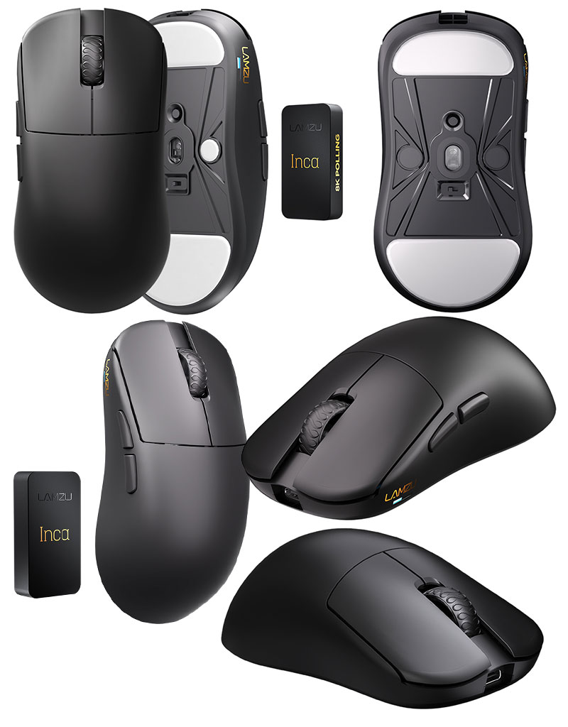 楽天市場】ゲーミングマウス 超軽量 FPS LAMZU INCA 8Kレシーバー付属