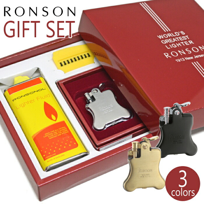 楽天市場】【ライターギフトセット】RONSON ロンソン バンジョー