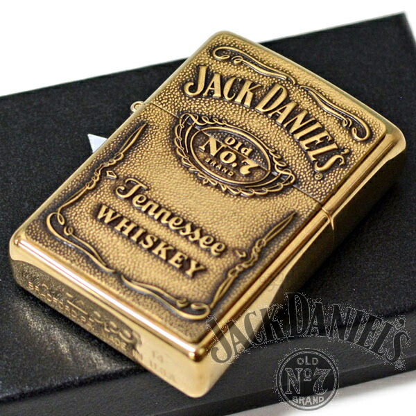 楽天市場】ZIPPO ジャックダニエル ブラスエンブレム 254BJD428