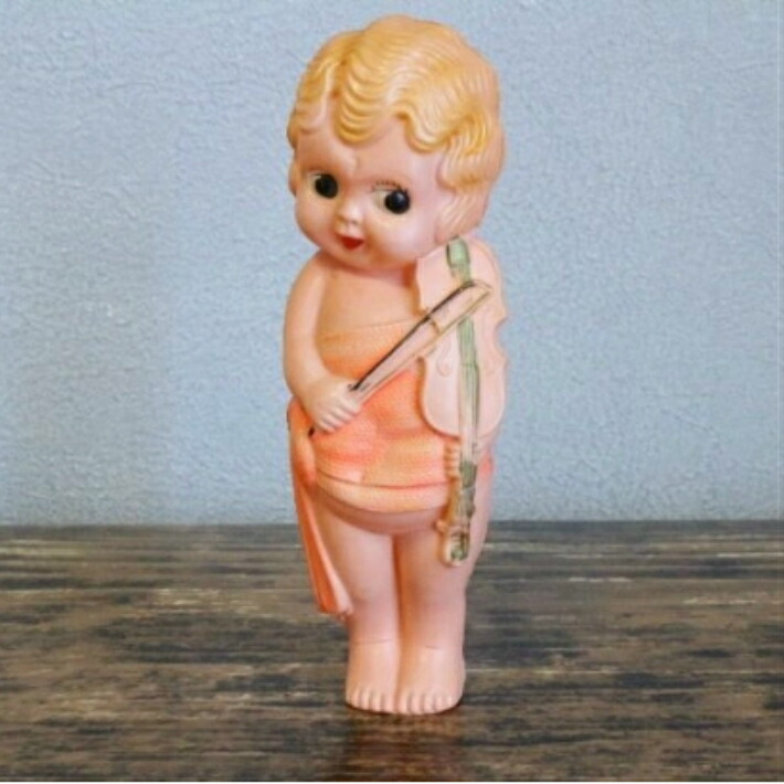 楽天市場】アンティーク バイオリンを弾く乙女 ／セルロイド人形