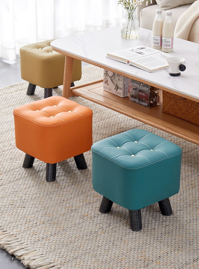 楽天市場】送料無料 ロースツール クッション オットマン 腰掛け