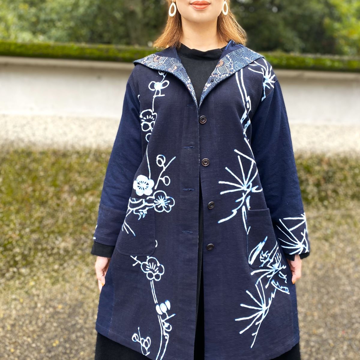 楽天市場】【古布アレンジハーフコート】高木ふくえ作家ミセス50代