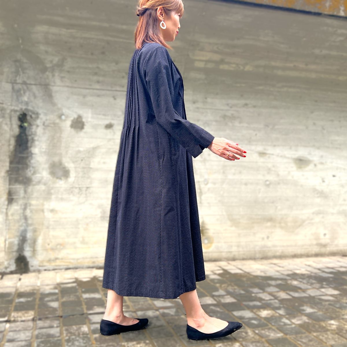 楽天市場】【久留米絣ワンピース】ミセス40代50代60代70代