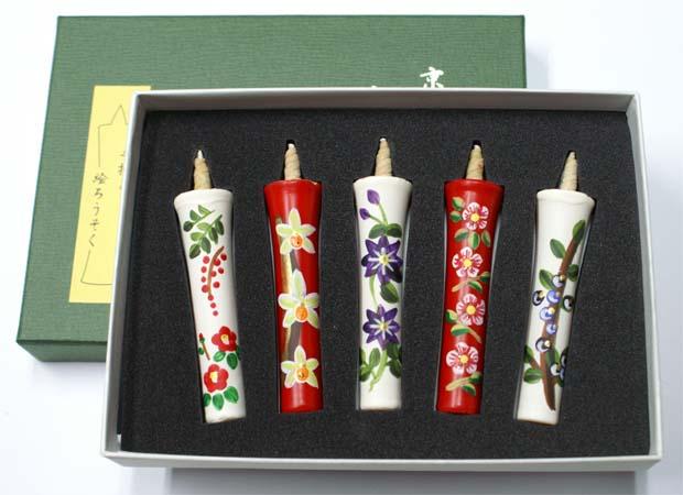 楽天市場】【お年賀/ギフト】絵蝋燭セット【古都乃彩(ことのいろどり