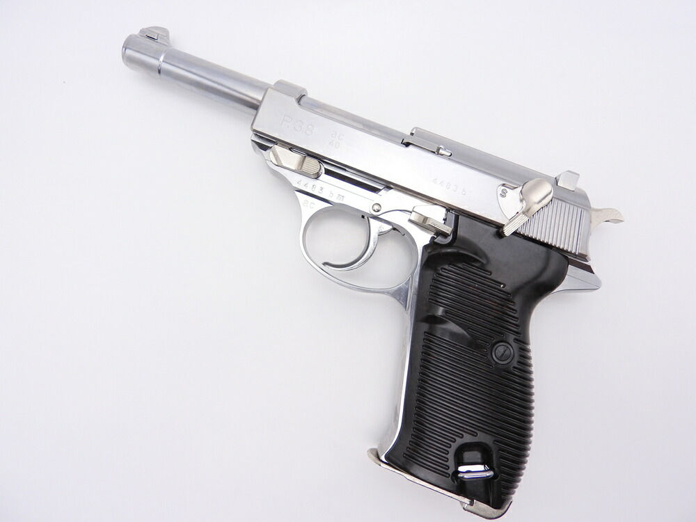 楽天市場】マルゼン ワルサー P38 シルバー ac40 ブローバック