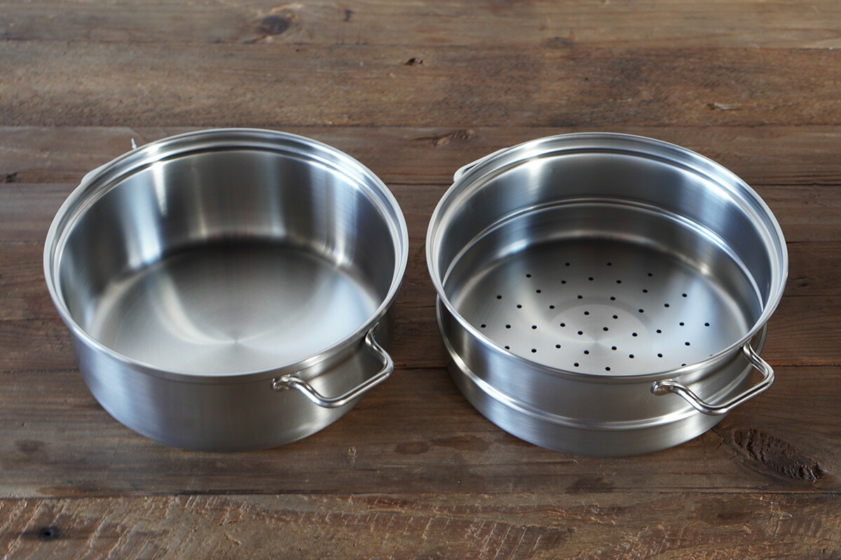 楽天市場】工房アイザワ 蒸し器 ブラックピーマン 200Vスチーマー 20cm