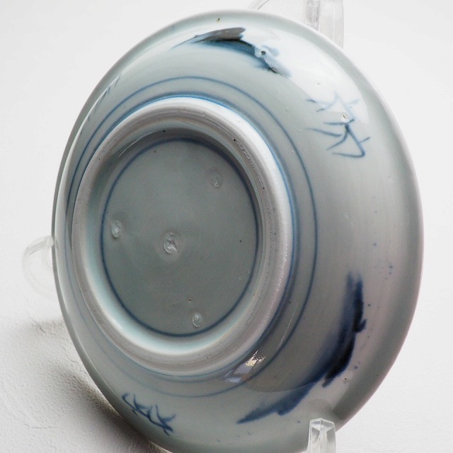 楽天市場】山水文様 船頭 鳥 七寸皿 12枚組 0379江戸時代 伊万里 染付