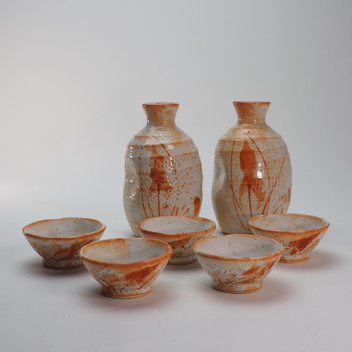 楽天市場】志野焼 岐阜県 酒器セット 徳利 盃 0252日本酒 酒 とっくり