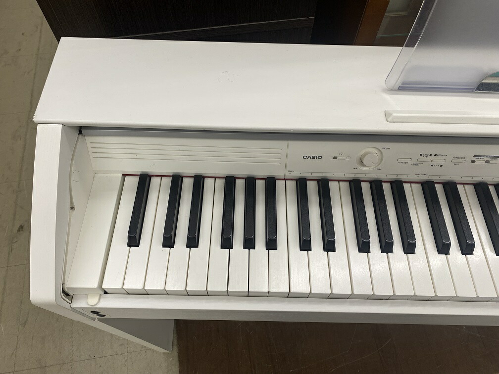 楽天市場】【中古品】CASIO カシオ Privia 電子ピアノ PX-750 白 88鍵