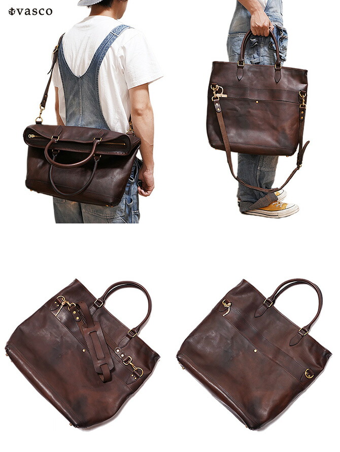 楽天市場】【 vasco（ヴァスコ） 】 VS-244LS LEATHER NELSON 2WAY BAG