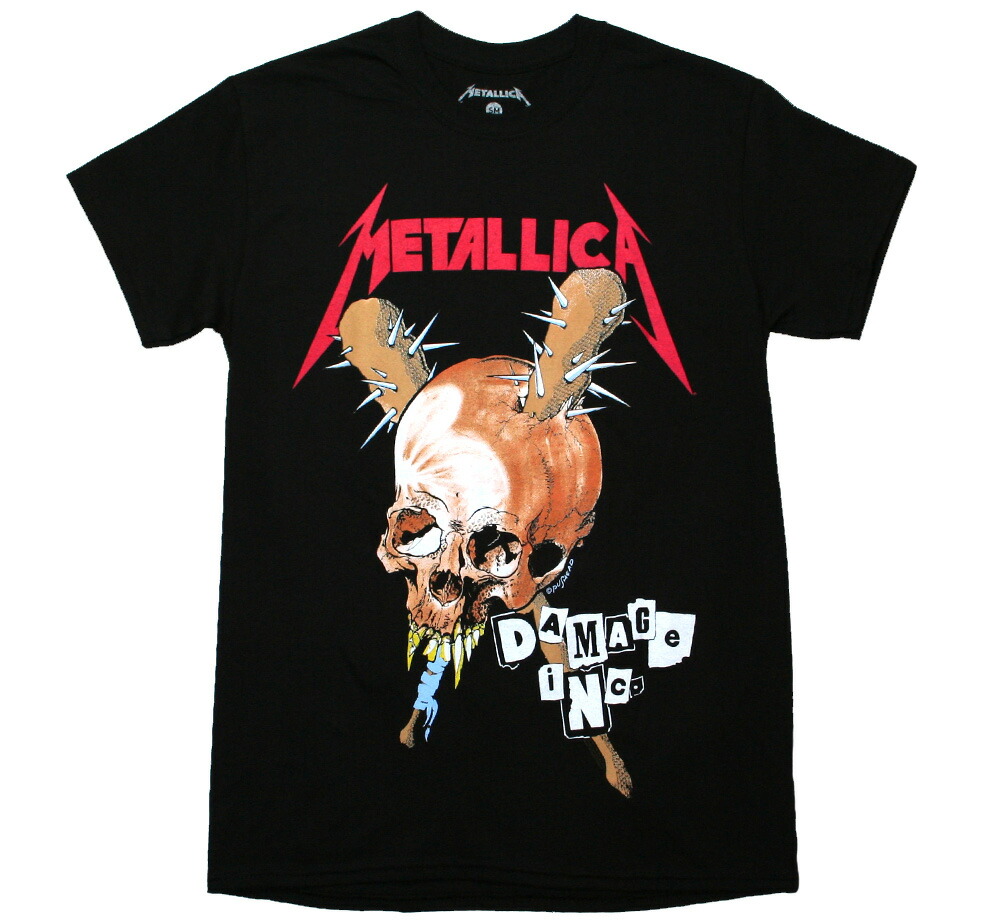 楽天市場】Metallica / Damage, Inc. Tour Tee 2 (Black) - メタリカ T
