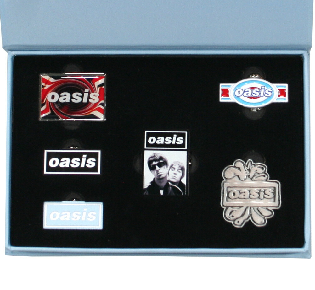 楽天市場】Oasis / Collectable Pin Badge Set - オアシス ピンバッジ