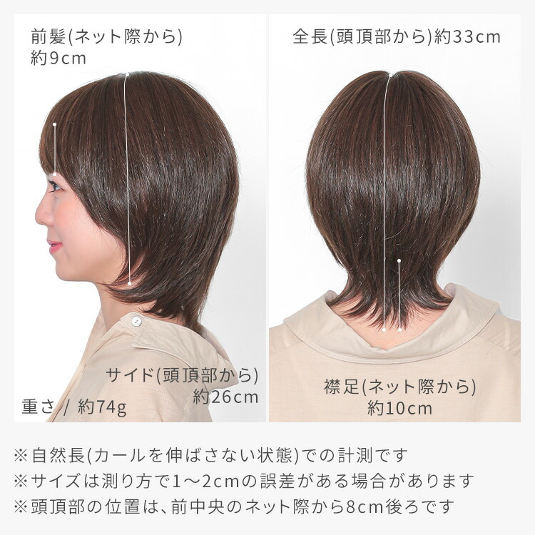 楽天市場】【返品保証あり】ウィッグ ショート 自然 人毛ミックス 医療