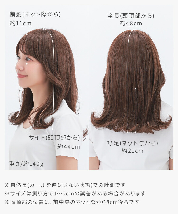 楽天市場】【返品保証あり】医療用ウィッグ ロング 人毛 MIX フル