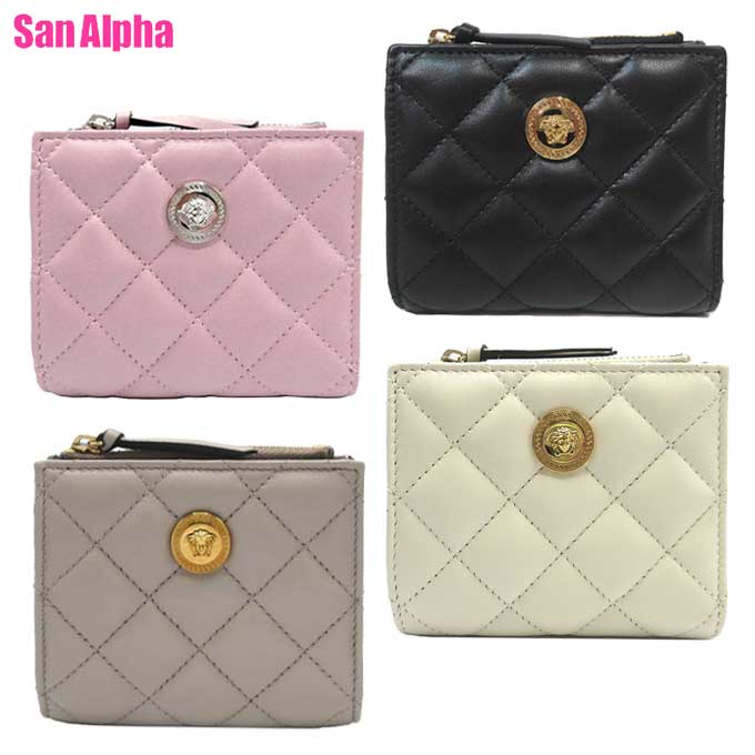 VERSACE ヴェルサーチ メデューサ レザー金チェーンストラップ 小銭