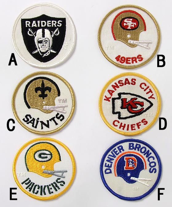 楽天市場】NFL アメフト ビンテージ サークルワッペン 新品 NFL
