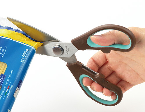 楽天市場】コンパクトキッチンハサミ 収納ケース付(TP-8)万能 殻割り