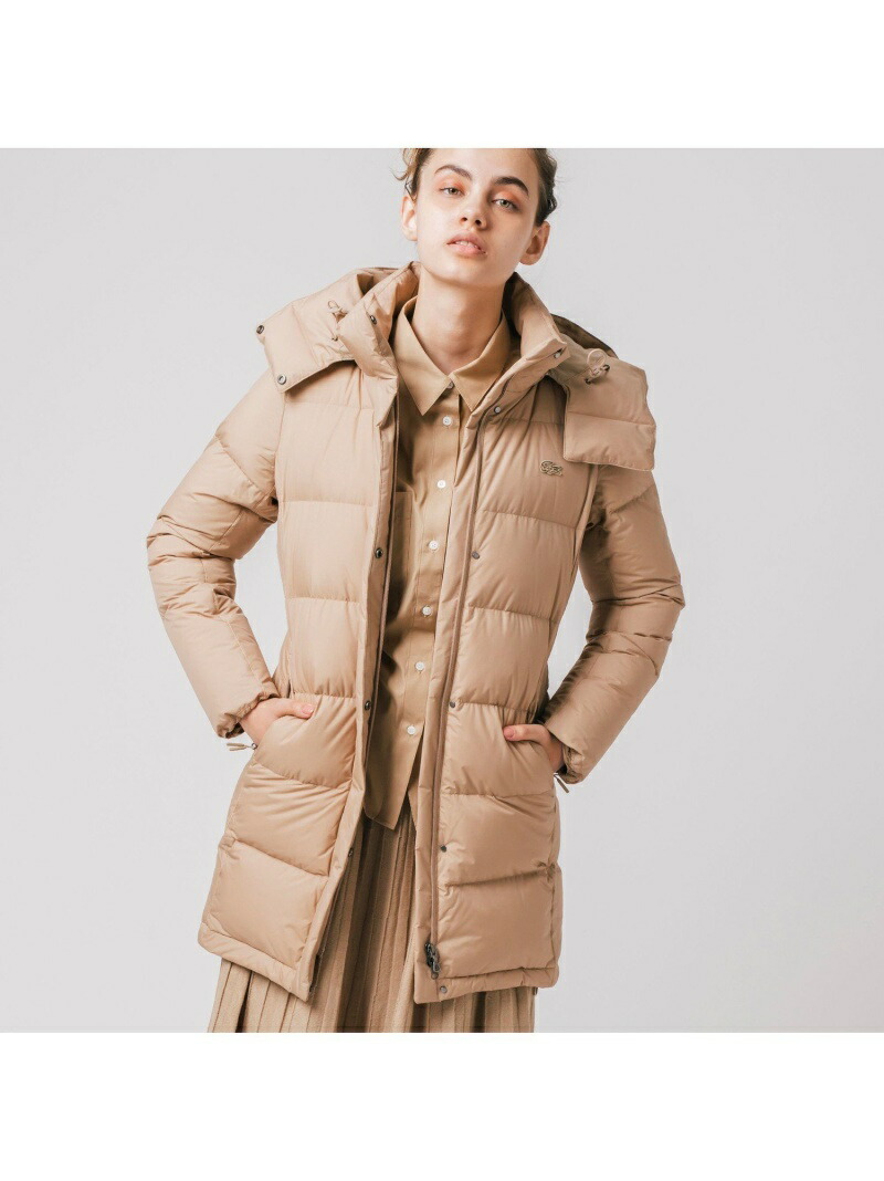 楽天市場】【SALE／50%OFF】フード脱着ダウンコート LACOSTE ラコステ