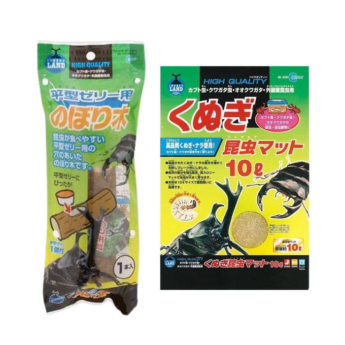 楽天市場】【のぼり木/くぬぎ昆虫マットセット】ゼリー1個付 ペット