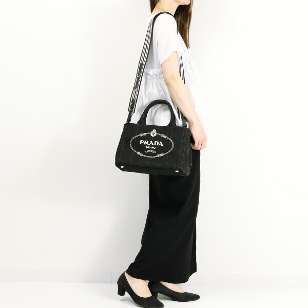 楽天市場】PRADA プラダ CANAPA Tote Bag ショルダーバッグ クロス