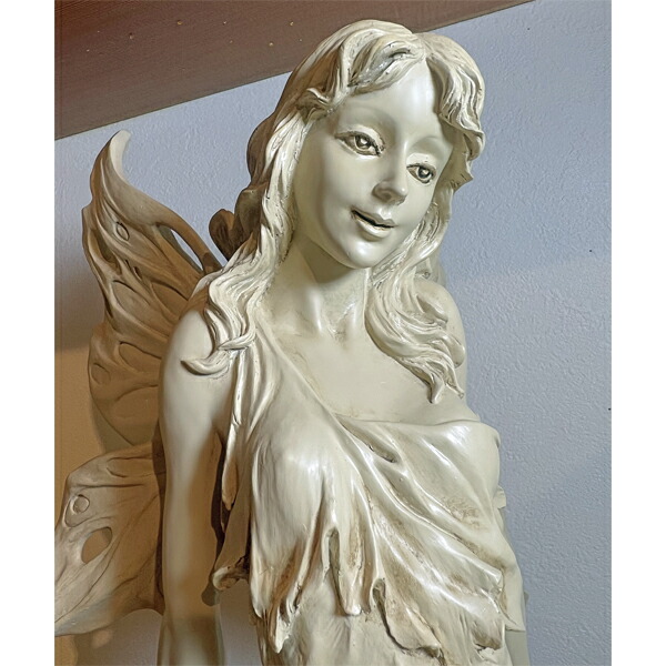 楽天市場】【送料無料】癒しの妖精 像 妖精 フェアリー 天使