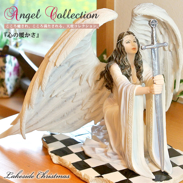 楽天市場】【送料無料】心の暖かさ 天使 エンジェル 像 天使