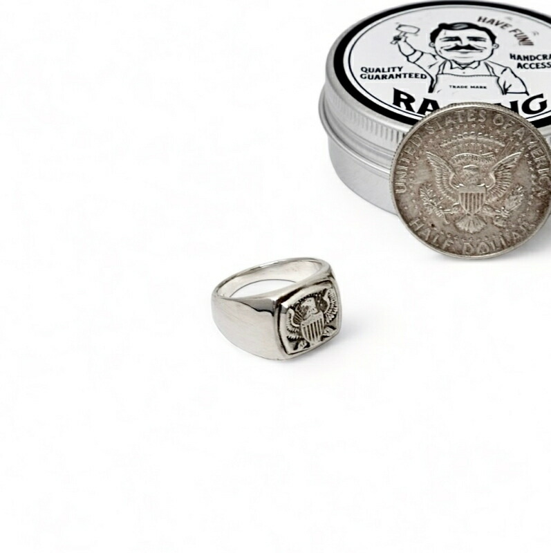 楽天市場】RAOING ローイング【Half Dollar Signet Ring】ハーフダラー