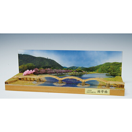 楽天市場】ウッディジョー 木製建築模型 1/650 錦帯橋 : Arclands