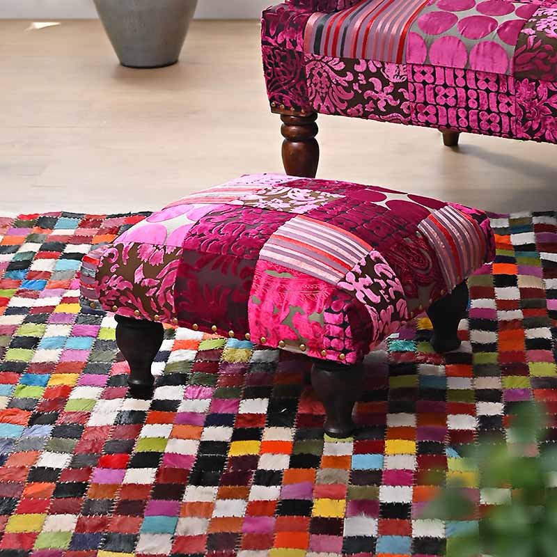 楽天市場】VERYBERRY オットマン スツール フットチェアー 椅子 パッチ