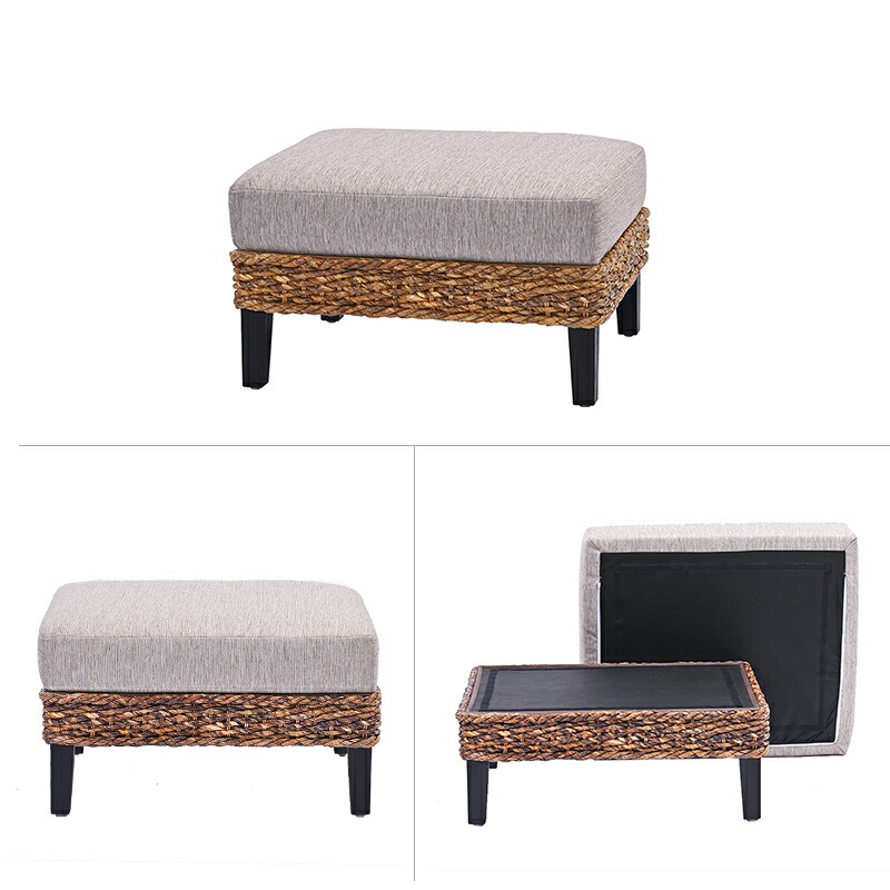 楽天市場】アジアン家具 オットマン ソファー 足置き バナナリーフ 幅