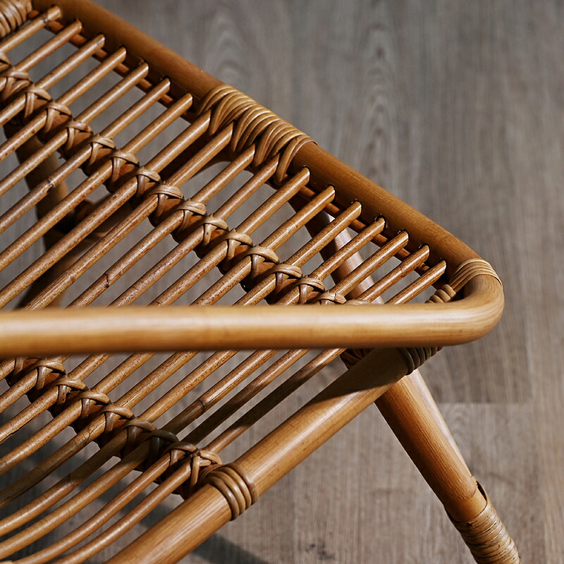 楽天市場】ラタンチェア Lサイズ 皮付きラタン アジアン パーソナル