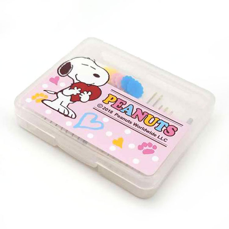 楽天市場】スヌーピー ニードルセット／プラケース 085819 裁縫道具