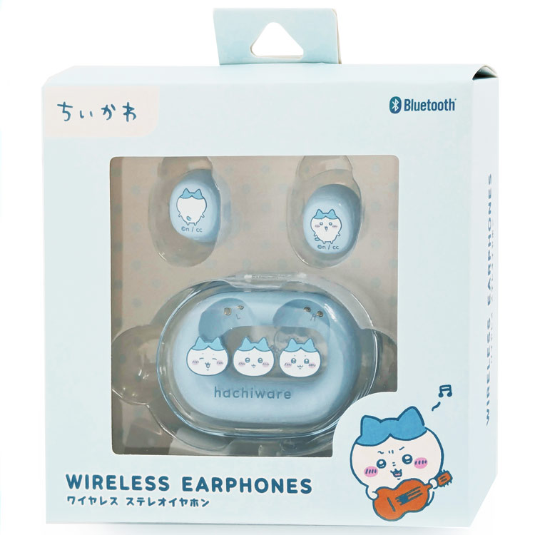 楽天市場】ちいかわ 完全ワイヤレスステレオイヤホン ハチワレ 563978