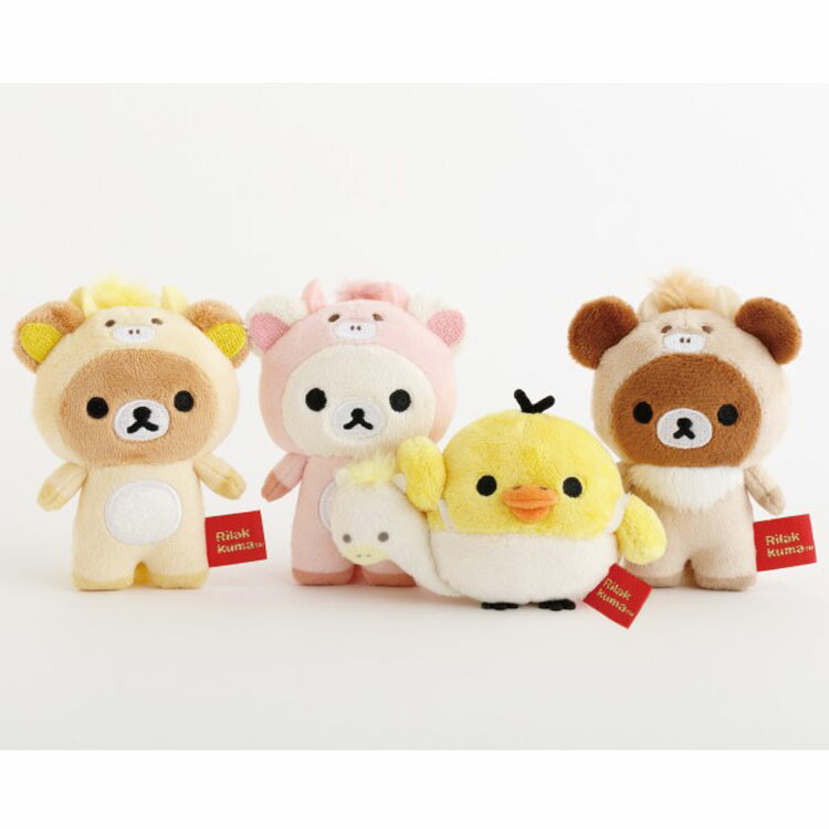 楽天市場】【4種セット】リラックマ てのりぬいぐるみ リラックマ